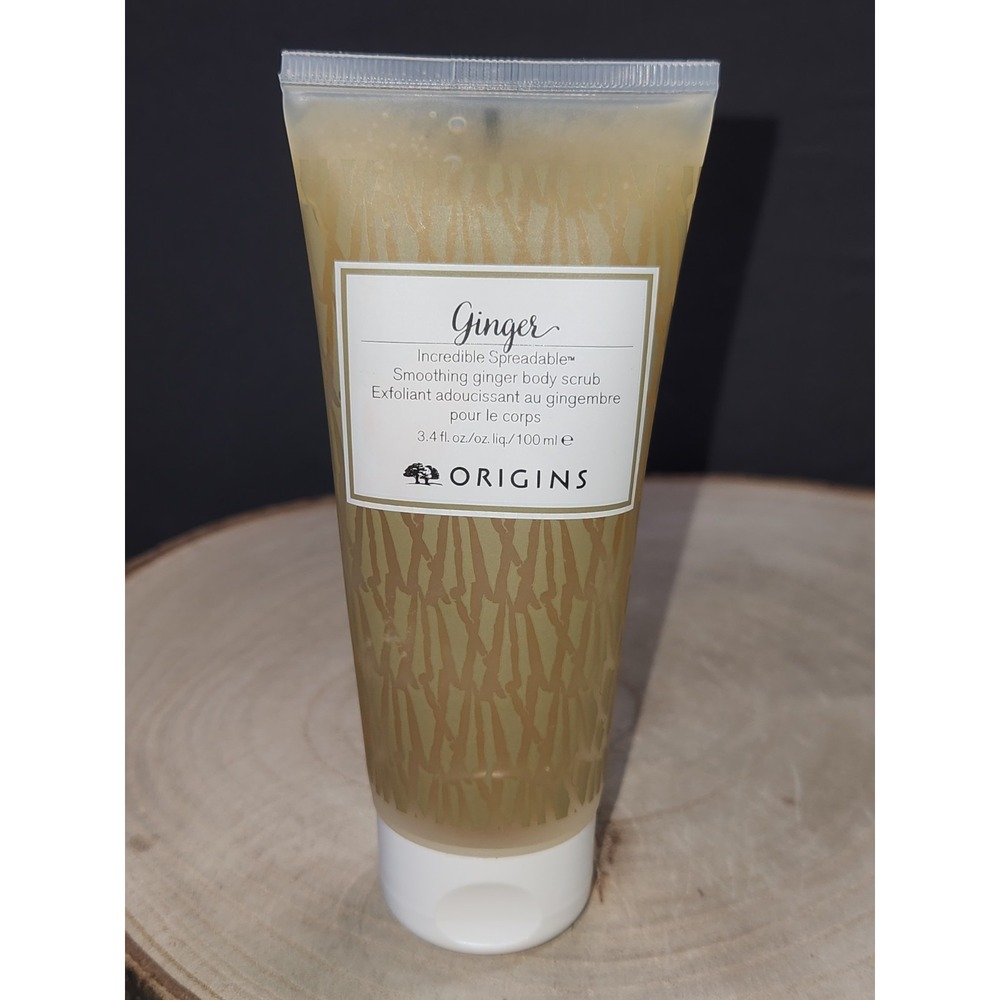 Origins~Incredible Spreadable Smoothing Ginger Body Scrub 3.4oz/100ml~ NEW